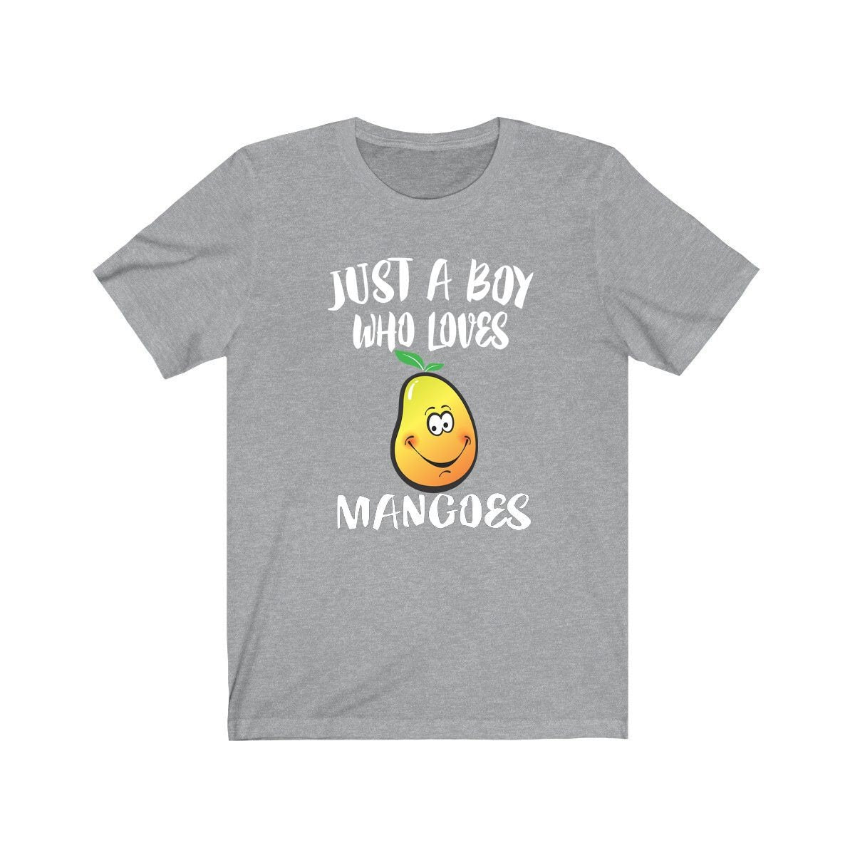 Just A Boy Who Loves Mangoes Shirt, Mango Lover Shirt, Fruit Shirt, Mango Lover Gift, Animal Adult Kids T-Shirt Image 2