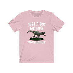 Just a boy who loves megalosaurus first named Jurassic dinosaur tee