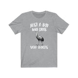 Just A Boy Who Loves Moa Birds Shirt, Moa Lover Shirt, Birding Shirt, Bird Lover Gift, Animal Adult Kids T-Shirt Image 1