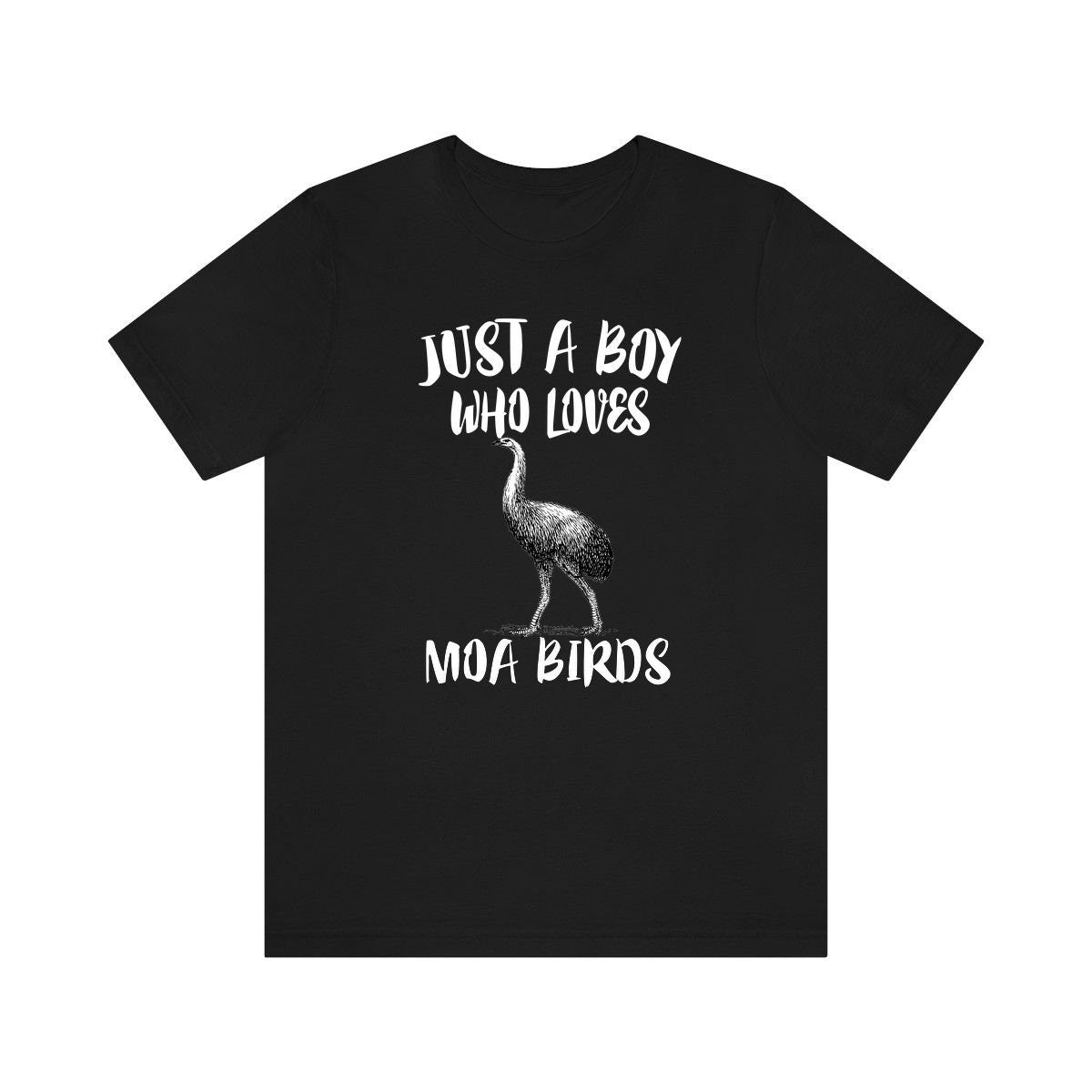 Just A Boy Who Loves Moa Birds Shirt, Moa Lover Shirt, Birding Shirt, Bird Lover Gift, Animal Adult Kids T-Shirt Image 3