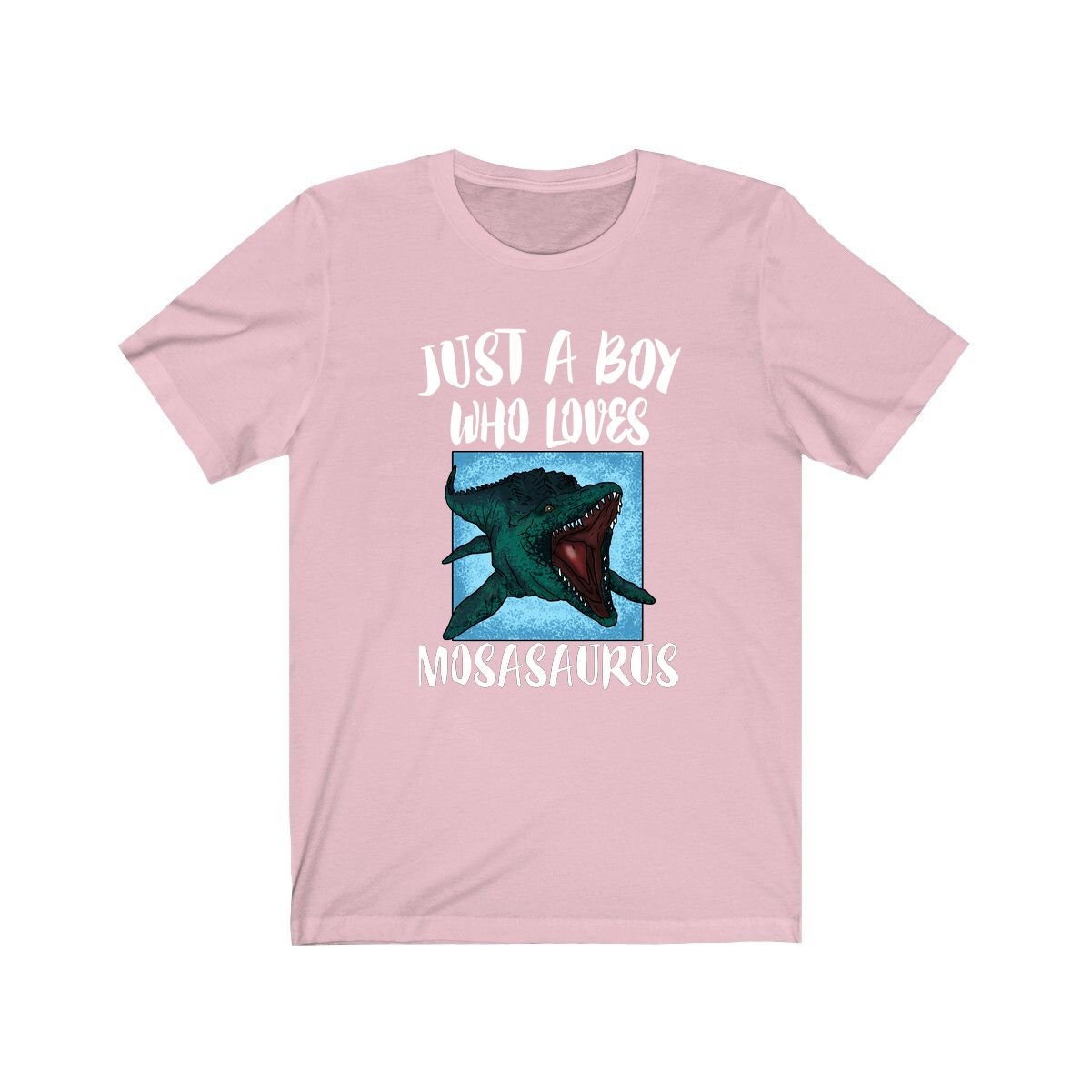 Just A Boy Who Loves Mosasaurus Dinosaur Shirt, Mosasaurus Lover Shirt, Dinosaur Shirt, Dinosaur Lover Gift, Animal Adult Kids T-Shirt Image 4