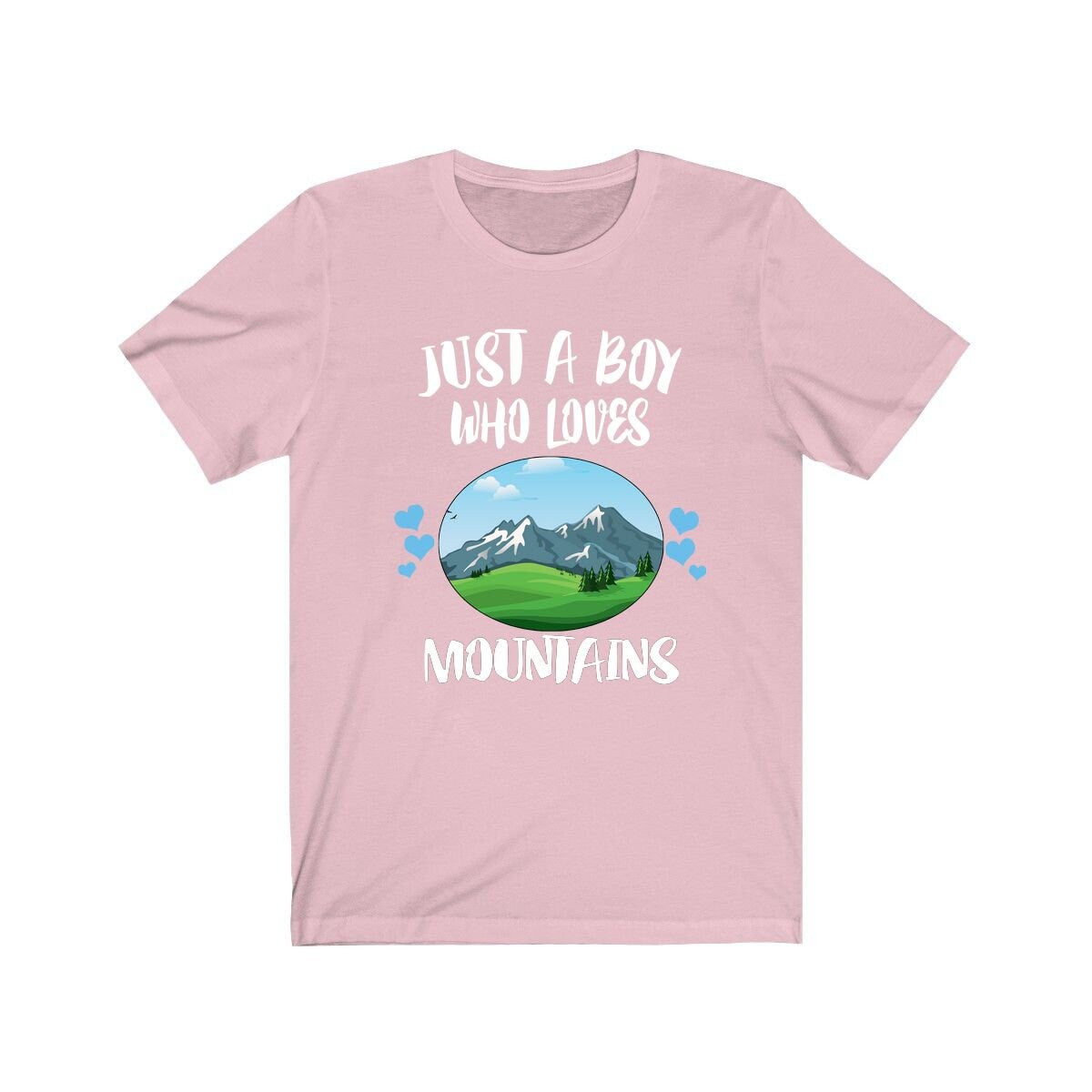 Just A Boy Who Loves Mountains Shirt, Mountain Lover Shirt, Hiking Shirt, Camping Lover Gift, Animal Adult Kids T-Shirt Image 4