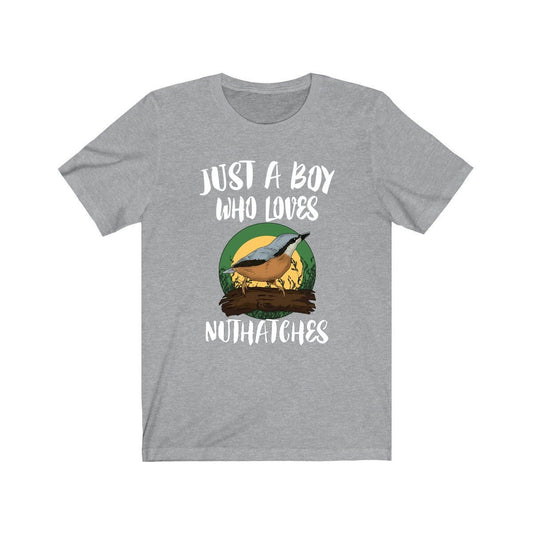 Nuthatch T-Shirt for Boys - nuthatch print design