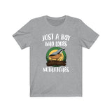 Just A Boy Who Loves Nuthatches Shirt, Nuthatch Lover Shirt, Birding Shirt, Bird Lover Gift, Animal Adult Kids T-Shirt Image 1