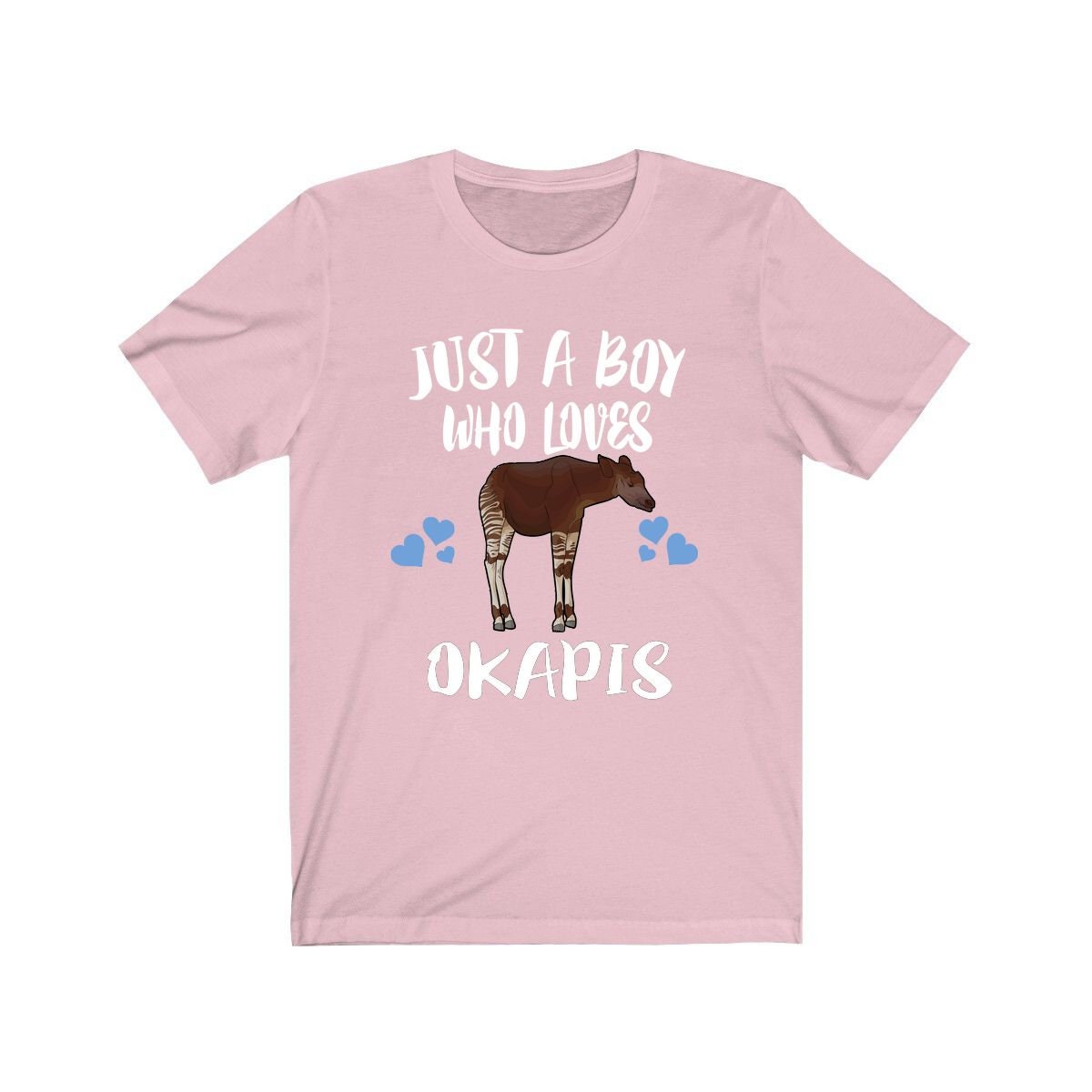 Just A Boy Who Loves Okapis Shirt, Okapi Lover Shirt, Okapi Shirt, Okapi Lover Gift, Animal Adult Kids T-Shirt Image 4