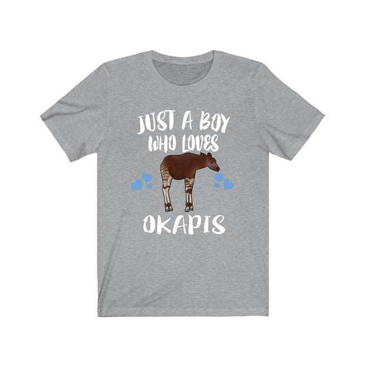 Just A Boy Who Loves Okapis Shirt - okapi print design