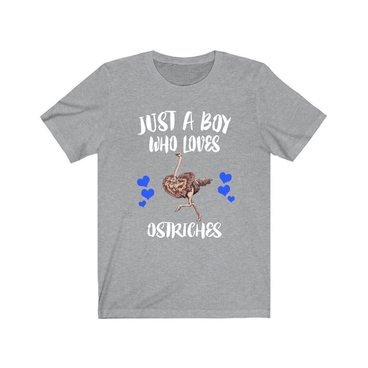 Just A Boy Who Loves Ostriches Shirt - ostrich print design