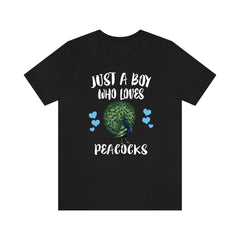 Peacock T-Shirt for Boys - peacock print design