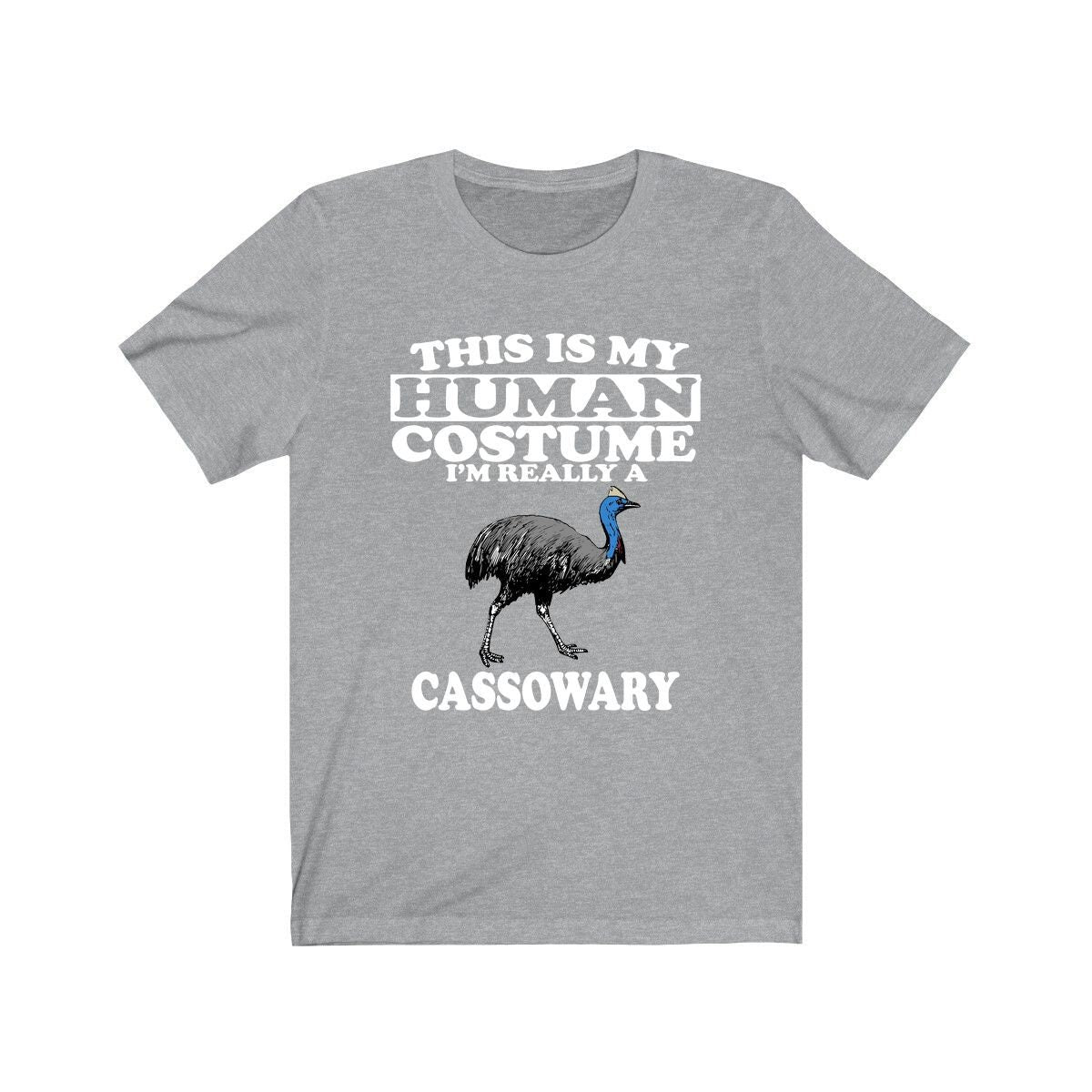 This Is My Human Costume I'm Really A Cassowary Bird Shirt, Cassowary Lover Shirt, Birding Shirt, Cassowary Lover Gift, Animal Gift Image 1