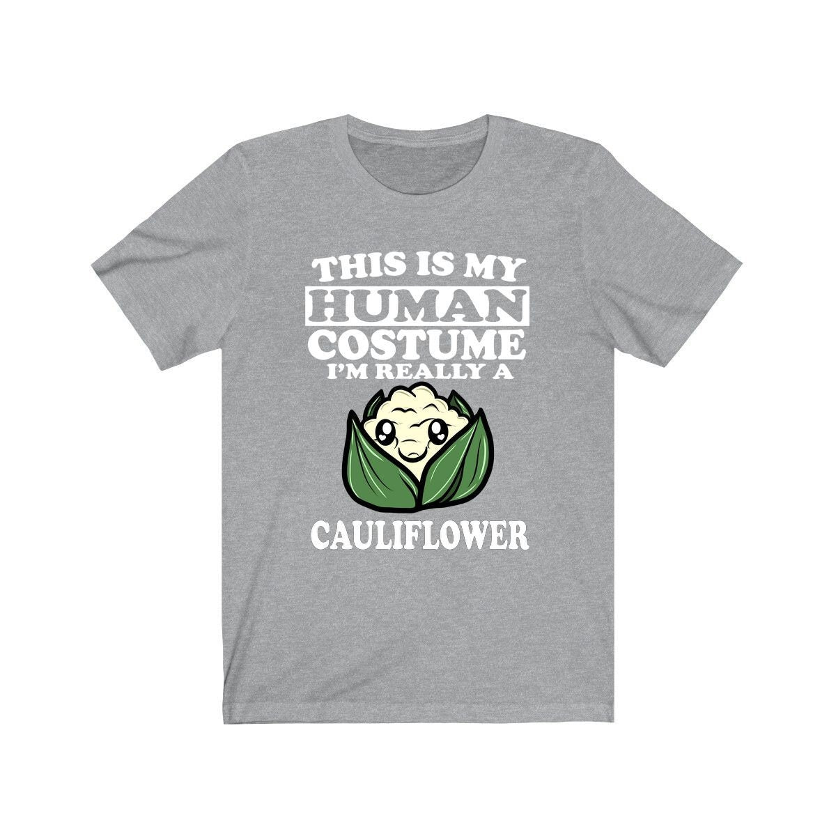 This Is My Human Costume I'm Really A Cauliflower Shirt, Vegetable Lover Shirt, Cauliflower Shirt, Cauliflower Lover Gift, Animal Gift Image 3