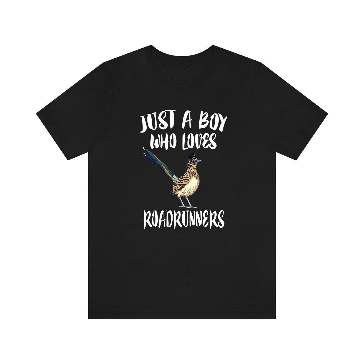 Just A Boy Who Loves Roadrunners Shirt, Roadrunner Lover Shirt, Birding Shirt, Bird Lover Gift, Animal Adult Kids T-Shirt Image 2