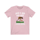 Just A Boy Who Loves Sandhill Cranes Shirt, Sandhill Crane Lover Shirt, Crane Shirt, Bird Lover Gift, Animal Adult Kids T-Shirt Image 4