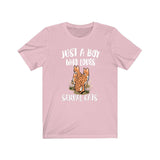 Just A Boy Who Loves Serval Cats Shirt, Serval Lover Shirt, Serval Shirt, Cat Lover Gift, Animal Adult Kids T-Shirt Image 4