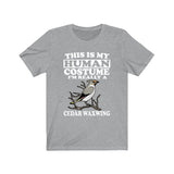 This Is My Human Costume I'm Really A Cedar Waxwing Bird Shirt, Cedar Waxwing Lover Shirt, Birding Shirt, Bird Lover Gift, Animal Gift Image 3