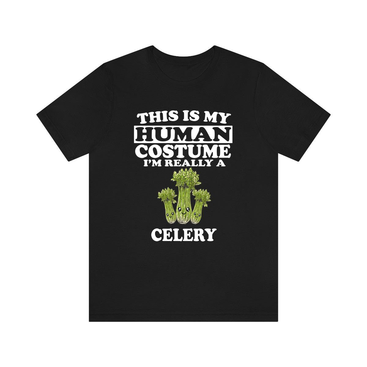 This Is My Human Costume I'm Really A Celery Vegetable Shirt, Celery Lover Shirt, Vegetable Shirt, Celery Lover Gift, Animal Gift Image 1