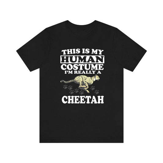 This Is My Human Costume I'm Really A Cheetah Shirt, Cheetah Lover Shirt, Cheetah Shirt, Cheetah Lover Gift, Animal Gift Image 1