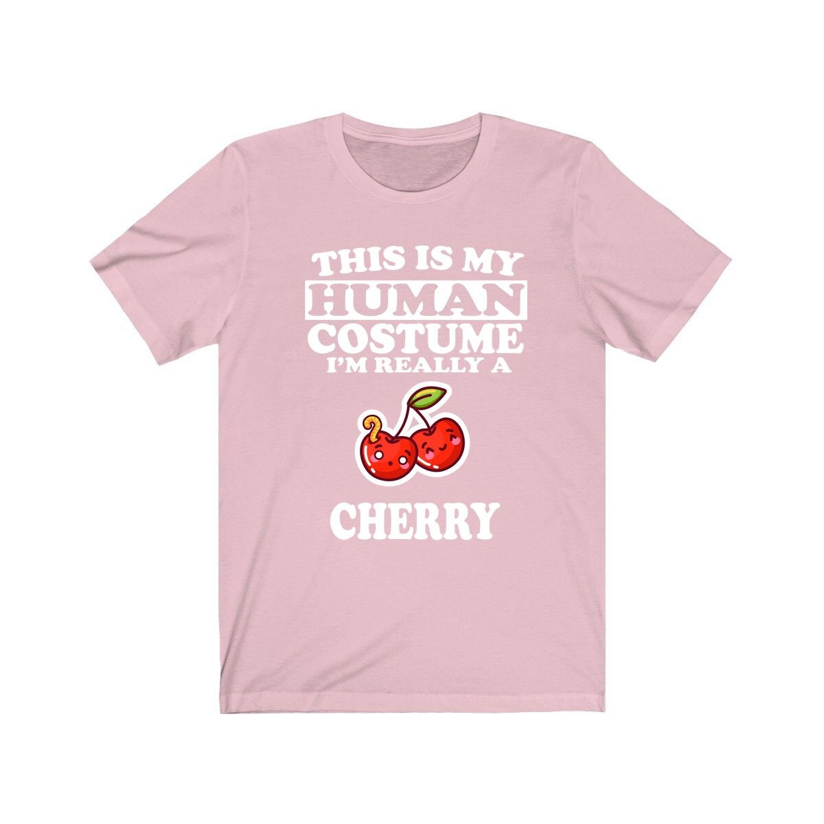 This Is My Human Costume I'm Really A Cherry Shirt, Cherry Lover Shirt, Cherry Shirt, Fruit Lover Gift, Animal Gift Image 4
