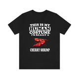 This Is My Human Costume I'm Really A Cherry Shrimp Shirt, Cherry Shrimp Lover Shirt, Cherry Shrimp Shirt, Shrimp Lover Gift, Animal Gift Image 2