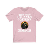 This Is My Human Costume I'm Really A Chimpanzee Shirt, Chimpanzee Lover Shirt, Chimpanzee Shirt, Chimpanzee Lover Gift, Animal Gift Image 4