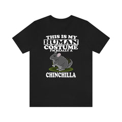 This Is My Human Costume I'm Really A Chinchilla Shirt - chinchilla print design