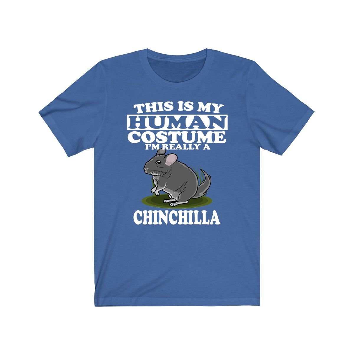 This Is My Human Costume I'm Really A Chinchilla Shirt, Chinchilla Lover Shirt, Chinchilla Shirt, Chinchilla Lover Gift, Animal Gift Image 3
