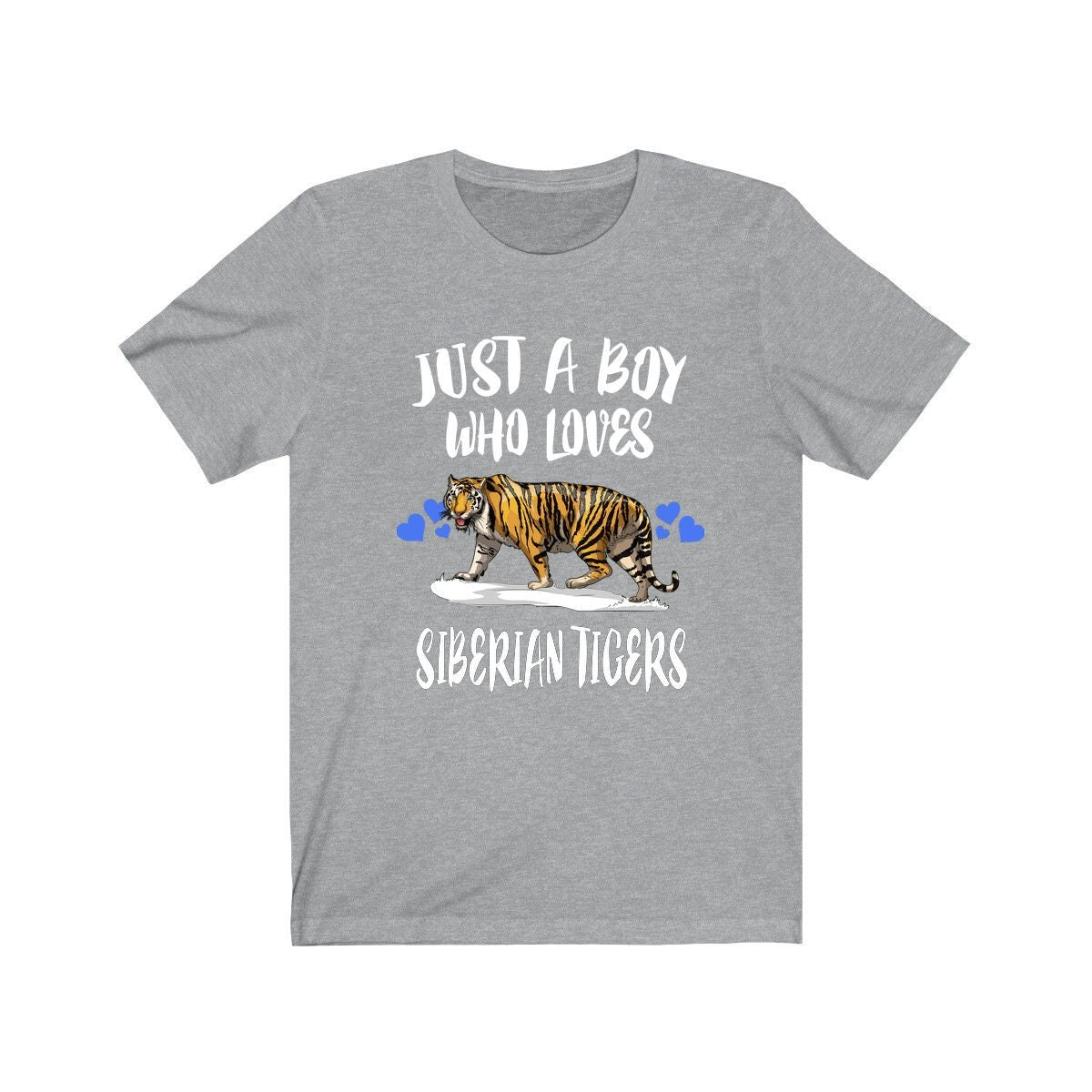 Just A Boy Who Loves Siberian Tigers Shirt, Tiger Lover Shirt, Tiger Shirt, Tiger Lover Gift, Animal Adult Kids T-Shirt Image 2
