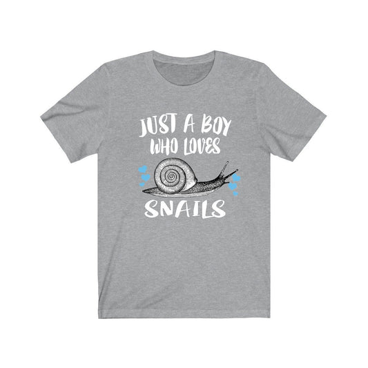 Just A Boy Who Loves Snails Shirt - snail print design