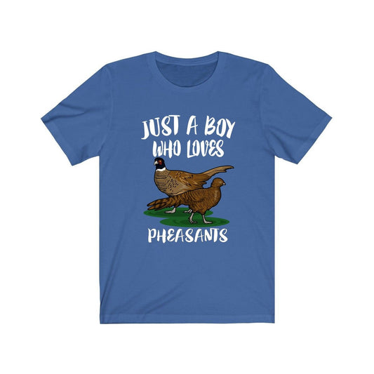 Just A Boy Who Loves Pheasants Birds Shirt - pheasant print design