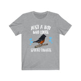 Just A Boy Who Loves Spotted Towhees Shirt, Spotted Towhee Lover Shirt, Biding Shirt, Bird Lover Gift, Animal Adult Kids T-Shirt Image 1