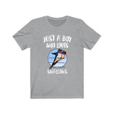 Just A Boy Who Loves Swallows Birds Shirt, Swallow Lover Shirt, Swallow Shirt, Birding Lover Gift, Animal Adult Kids T-Shirt Image 1