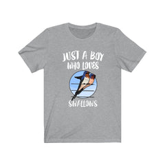 Just A Boy Who Loves Swallows Shirt - swallow print design