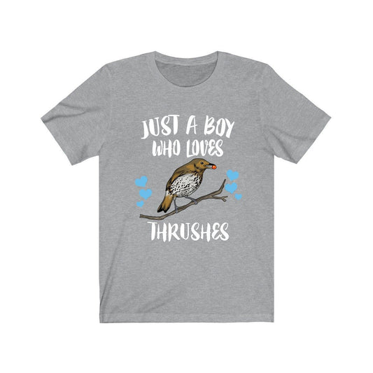 Just A Boy Who Loves Thrushes Shirt - thrush print design