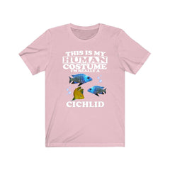 This Is My Human Costume I'm Really A Cichlid Shirt - cichlid print design