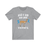 Just A Boy Who Loves Vicunas Shirt, Vicuna Lover Shirt, Vicuna Shirt, Vicuna Lover Gift, Animal Adult Kids T-Shirt Image 2