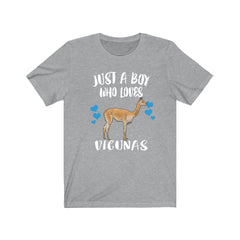 Just A Boy Who Loves Vicunas Shirt - vicuna print design