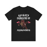 Easily Distracted By Allosaurus Dinosaur Shirt, Allosaurus Shirt, Dinosaur Shirt, Allosaurus Lover Gift, Animal Adult Kids T-Shirt Image 4