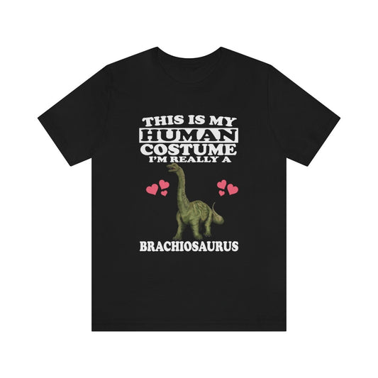 This Is My Human Costume I'm Really A Brachiosaurus Shirt - Brachiosaurus print design