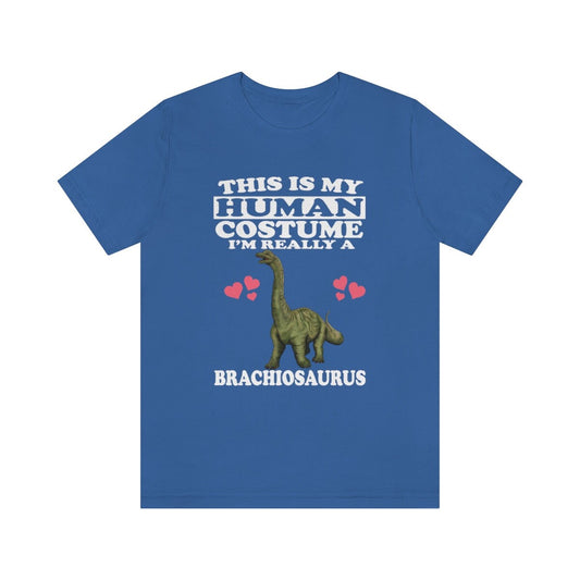 This Is My Human Costume I'm Really A Brachiosaurus Shirt - Brachiosaurus print design