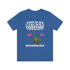 This Is My Human Costume I'm Really A Brachiosaurus Shirt - Brachiosaurus print design