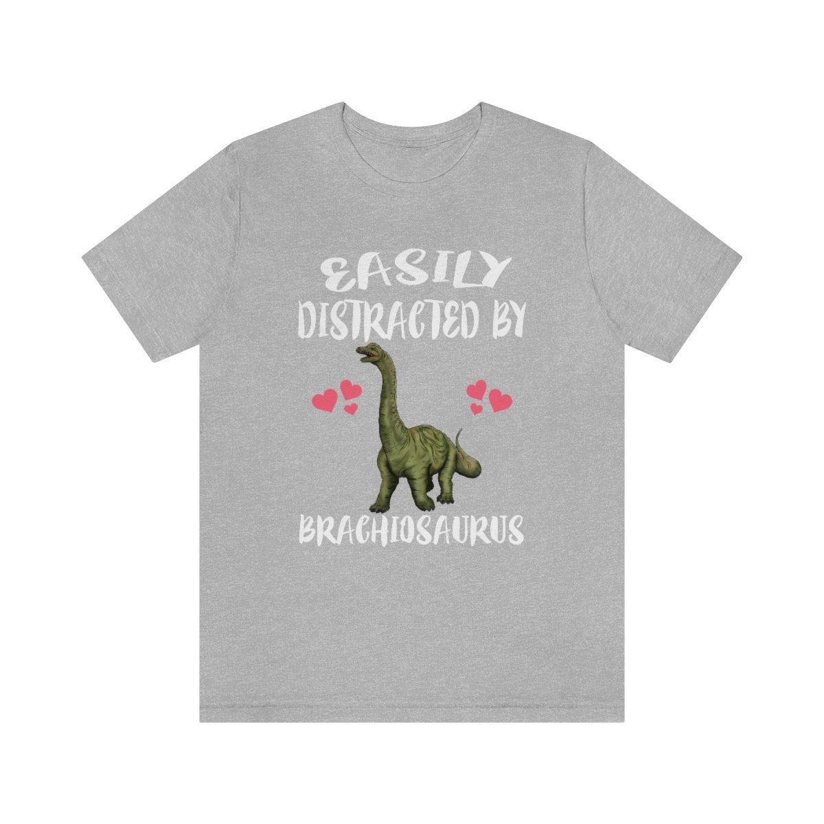 Easily Distracted By Brachiosaurus Dinosaur, Brachiosaurus Lover Shirt, Dinosaur Gift, Dinosaur Shirt, Adult Toddler Kids Gift T-Shirt Image 2