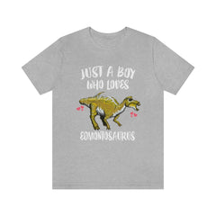 Just A Boy Who Loves Edmontosaurus Shirt - Edmontosaurus print design