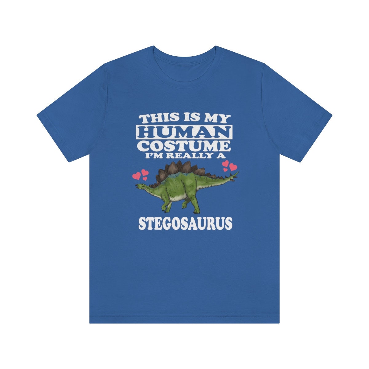 This Is My Human Costume I'm Really A Stegosaurus Shirt, Stegosaurus Lover Shirt, Dinosaur shirt, Dinosaur Lover Gift Animal Adult Toddler Image 2