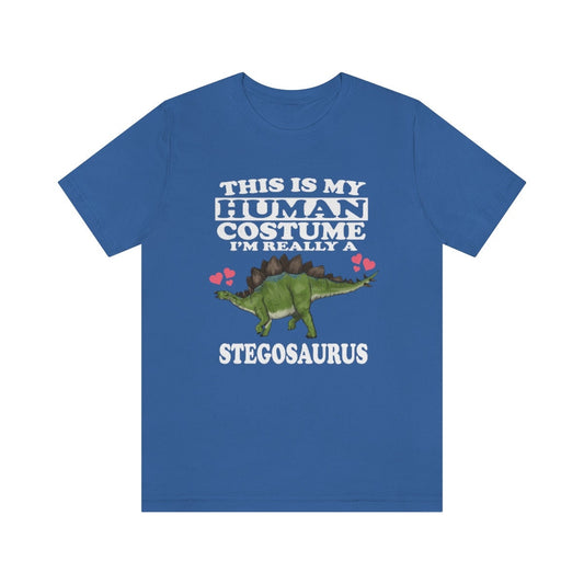 This Is My Human Costume I'm Really A Stegosaurus Shirt - Stegosaurus print design