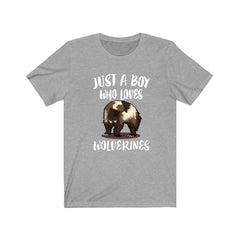 Wolverine Lover T-Shirt for Boys - wolverine print design