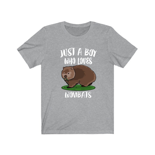 Just A Boy Who Loves Wombats Shirt - wombat print design