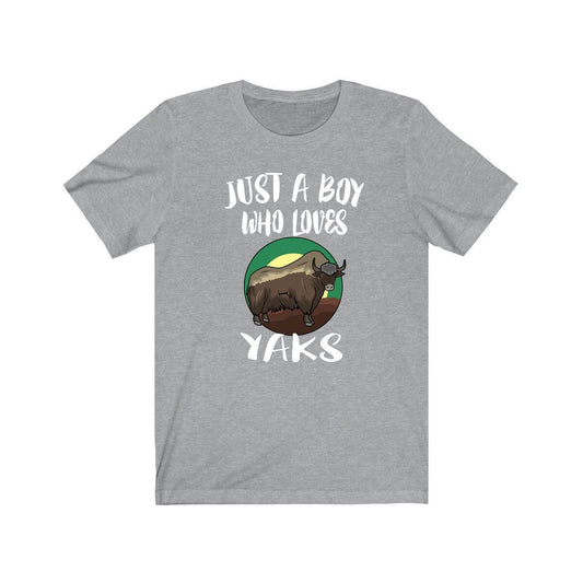 Just A Boy Who Loves Yaks Shirt - yak print design