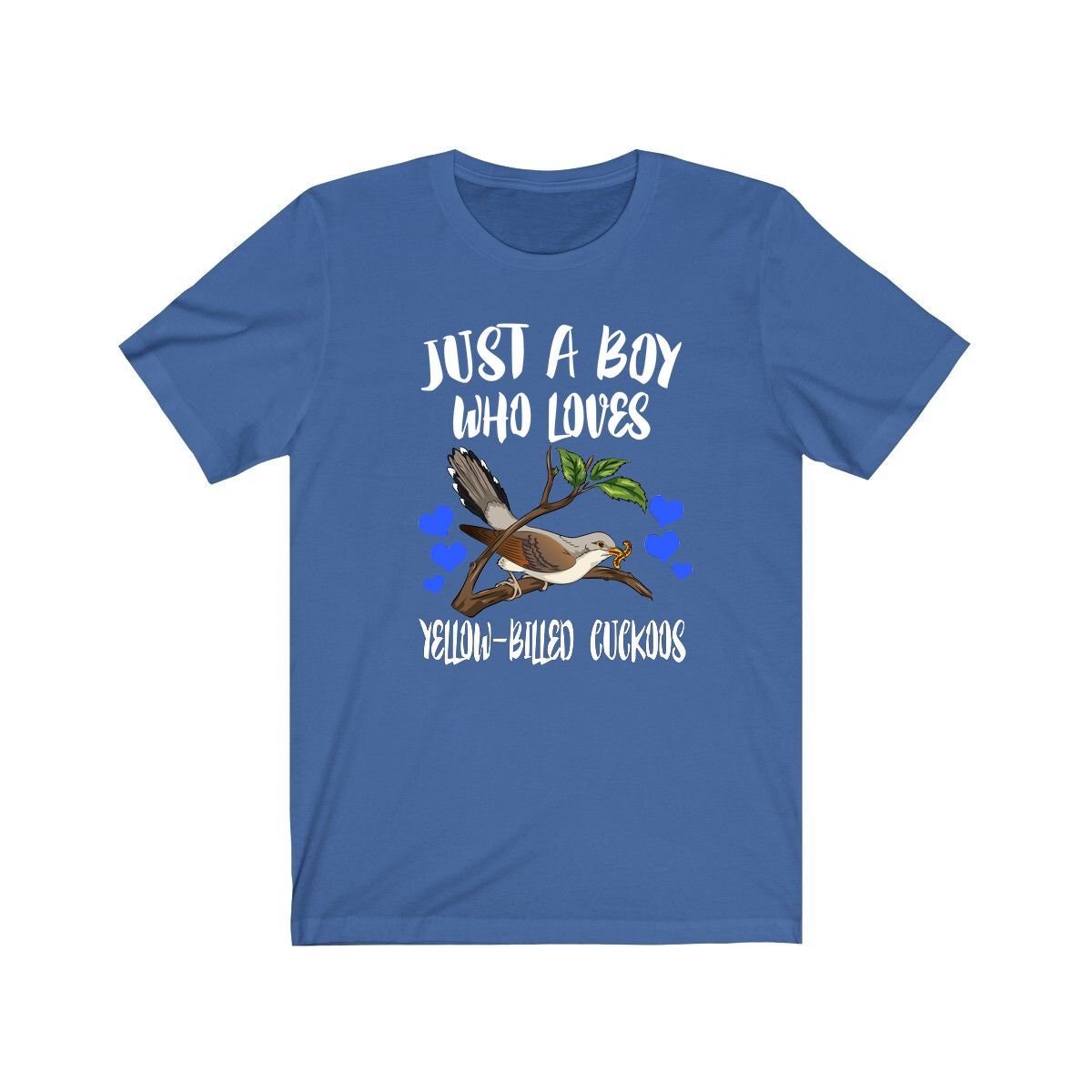 Just A Boy Who Loves Yellow-billed Cuckoos Shirt, Cuckoo bird Lover Shirt, Cuckoo bird Shirt, Birding Lover Gift, Animal Adult Kids T-Shirt Image 3