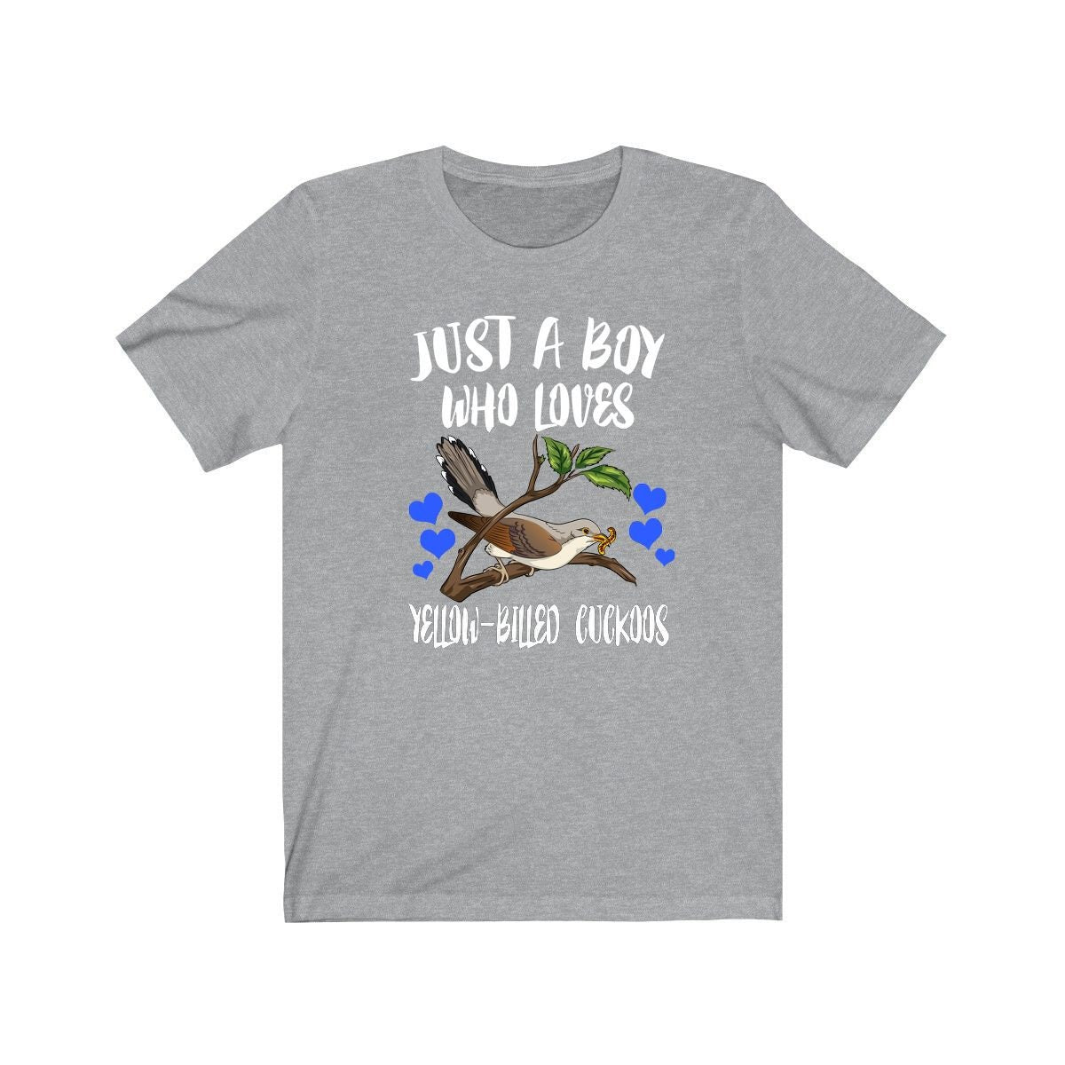 Just A Boy Who Loves Yellow-billed Cuckoos Shirt, Cuckoo bird Lover Shirt, Cuckoo bird Shirt, Birding Lover Gift, Animal Adult Kids T-Shirt Image 2
