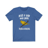 Just A Boy Who Loves Yellow Warblers Shirt, Warbler Lover Shirt, Birding Shirt, Warbler Lover Gift, Animal Adult Kids T-Shirt Image 3