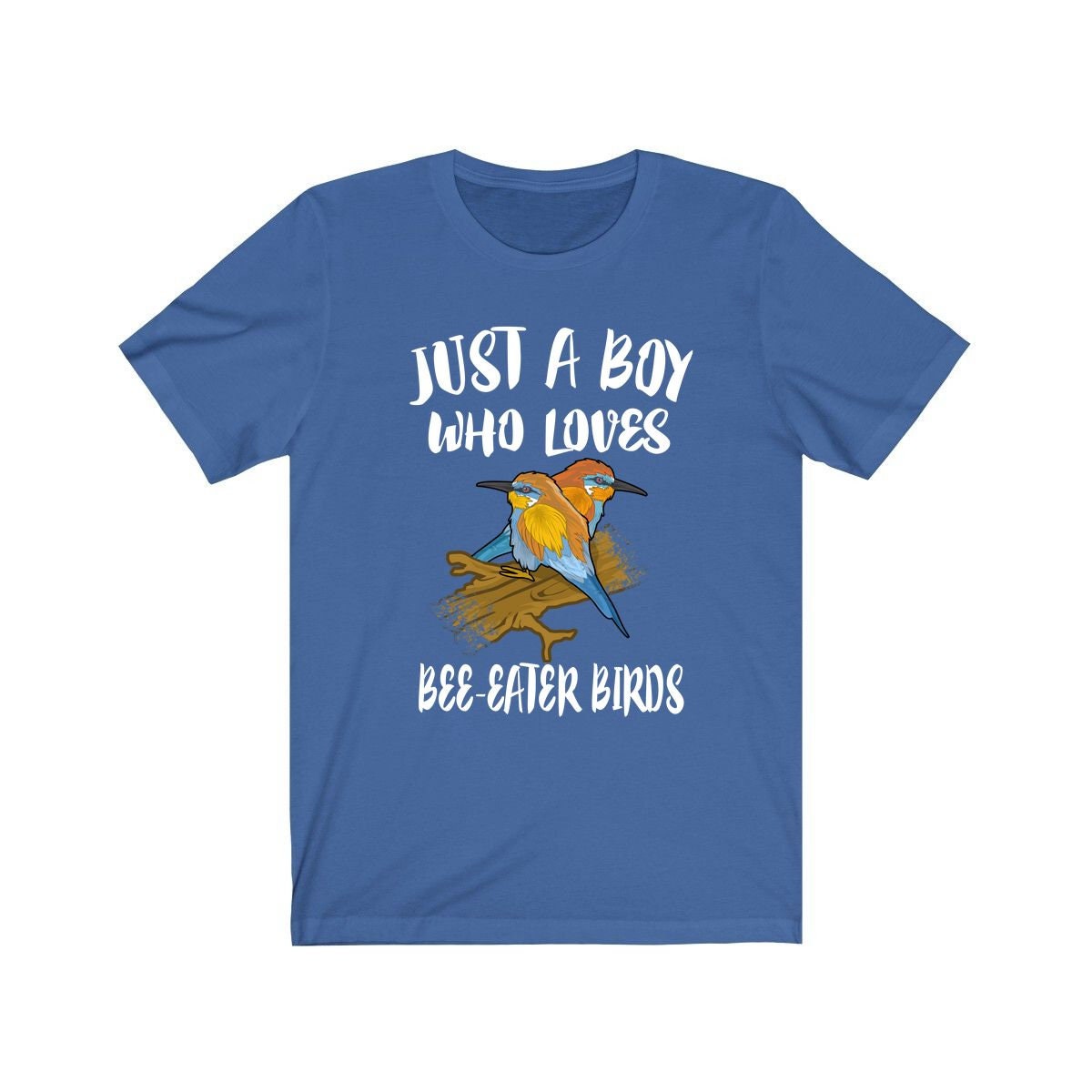 Just A Boy Who Loves Bee-eater Birds Shirt, Bird Lover Shirt, Birding Shirt, Bee-eater Bird Lover Gift, Animal Adult Kids T-Shirt Image 3
